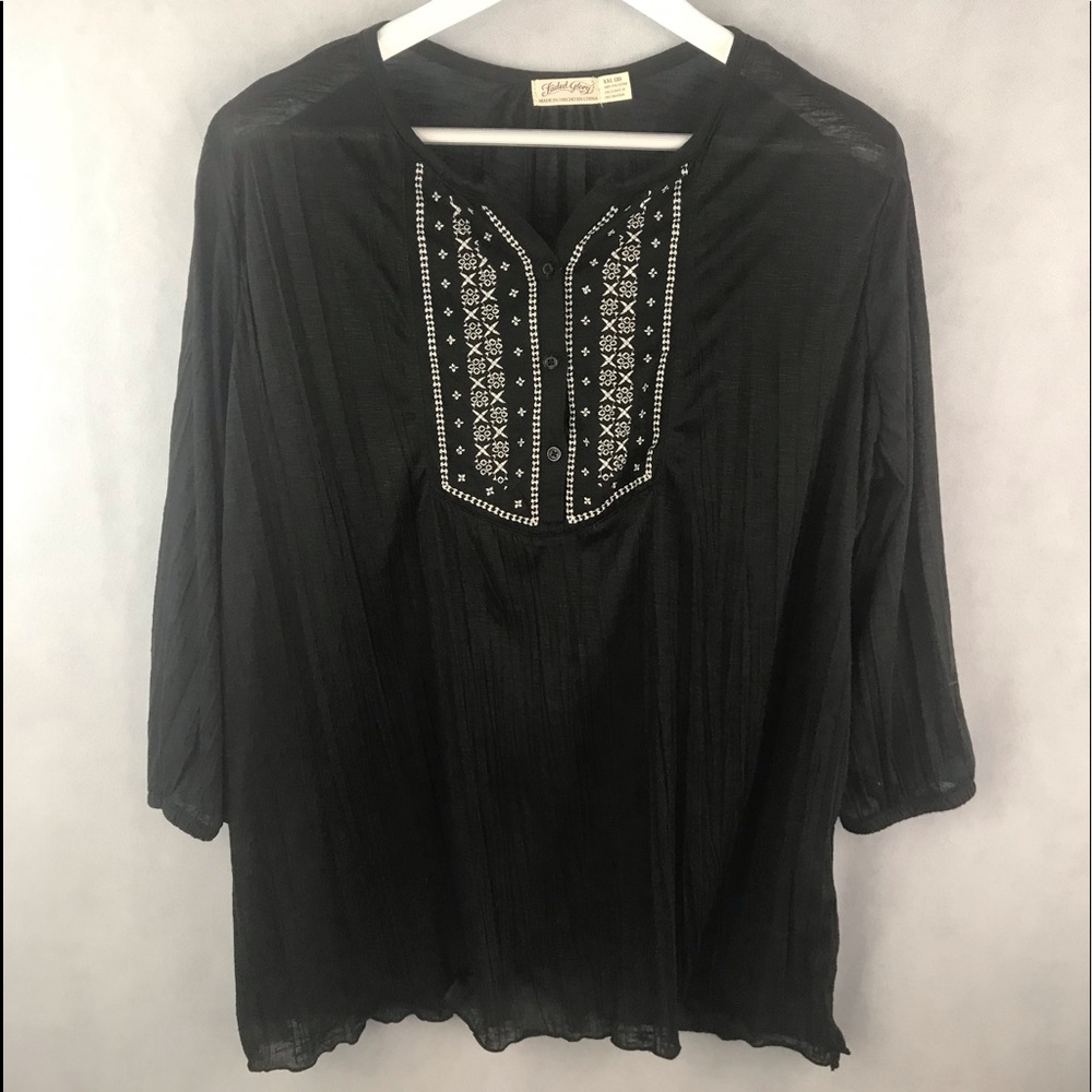 Boho Peasant Top